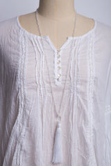 Bead Necklace (White)