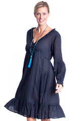 Cordova Dress in Ink