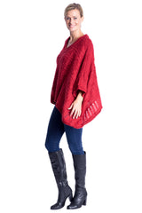 Swing Knit Top in Red
