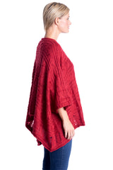 Swing Knit Top in Red