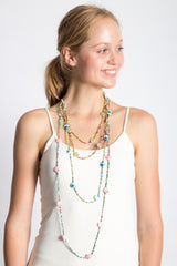 Little Flowers Necklace (Green)