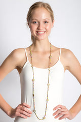 Little Flowers Necklace (Green)