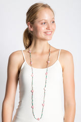 Little Flowers Necklace (Pink)