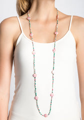 Little Flowers Necklace (Pink)