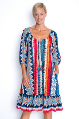 Marquette Dress in Denim