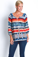 Marquette Top in Denim