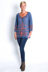 Mimosa Top in Denim