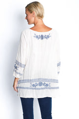 Mimosa Top in White
