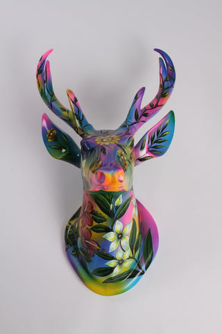 Faux Deer Head - Multi-colour