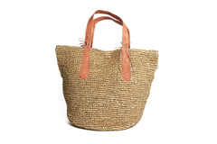 Bondi Raffia Beach Bag in Natural