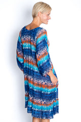 Navajo Dress in Ocean