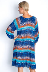 Navajo Dress in Ocean