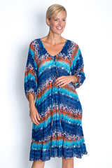 Navajo Dress in Ocean