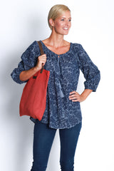 Niagra Top in Denim