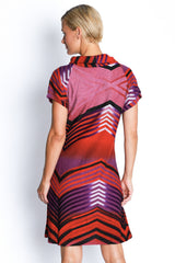 Rosefonce Knit Dress in Ruby