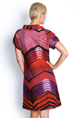 Rosefonce Knit Dress in Ruby