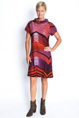 Rosefonce Knit Dress in Ruby