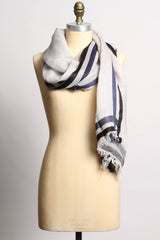 EJ Shanta Blue Scarf