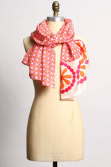 Silk Tali Red Scarf