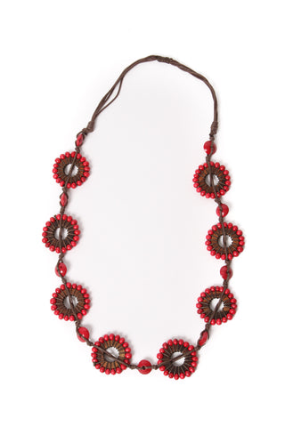 Turn on the Sun Necklace (Berry)