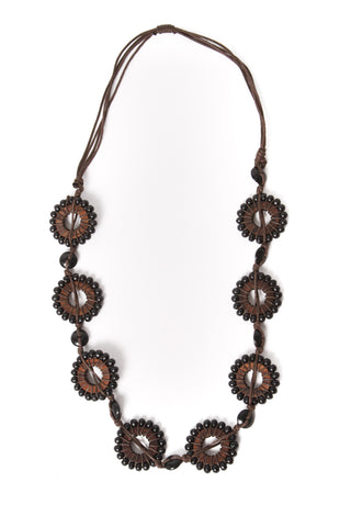 Turn on the Sun Necklace (Charcoal)