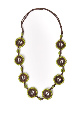 Turn on the Sun Necklace (Moss)